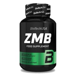 Цинк та магній з вітаміном B6 Biotech USA (ZMB/ZMA) 60 капсул
