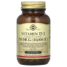 Вітамін D3 холекальциферол Solgar (Vitamin D3 Cholecalciferol) 10000 МО 120 капсул