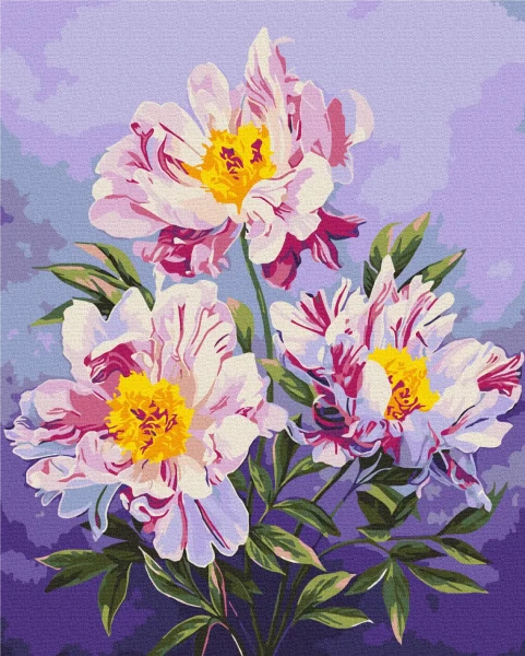 Картина за номерами Королівство півоній © Anna Steshenko  Brushme 48x60