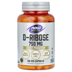 Д-Рибоза (D-Ribose) 750 мг 120 капсул