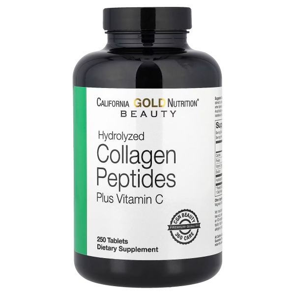 Колаген гідролізований з вітаміном C (Hydrolyzed Collagen+Vitamin C) 250 таблеток