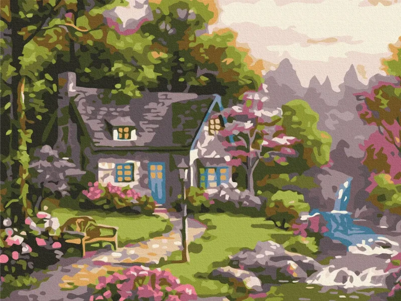 Картина за номерами Казковий ліс  Brushme 30x40