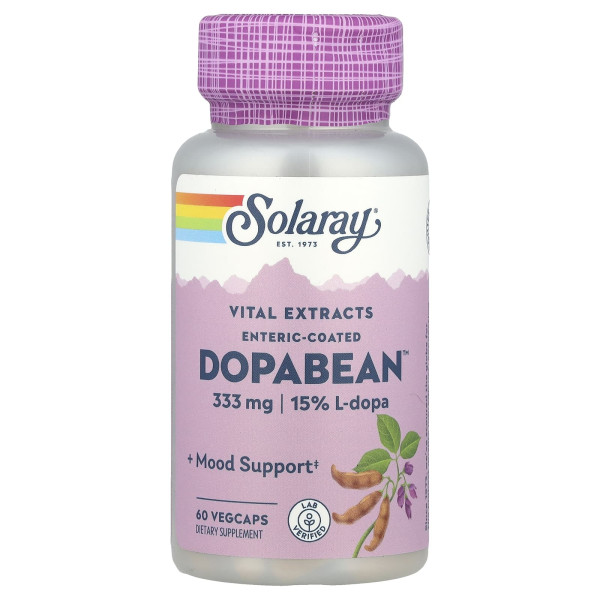 Мукуна пекуча Solaray (MUCUNA PRURIENS) 60 капсул