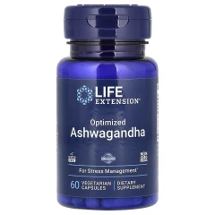 Оптимізований екстракт ашваганди Life Extension (Optimized Ashwagandha Extract) 125 мг 60 капсул