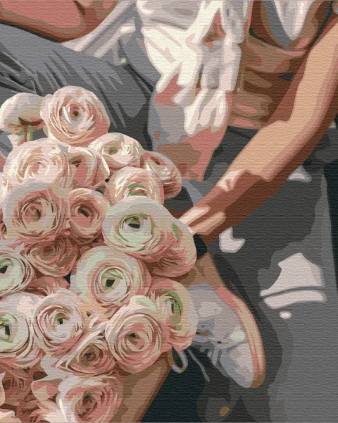 Картина за номерами Стильний букет  Brushme 40x50