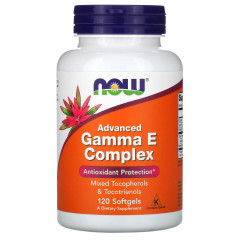 Повний спектр вітаміну Е Now Foods (Gamma E Complex) 120 капсул