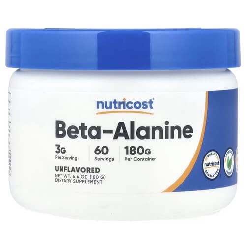 Бета-аланін Nutricost (Beta-Alanine) 180 г