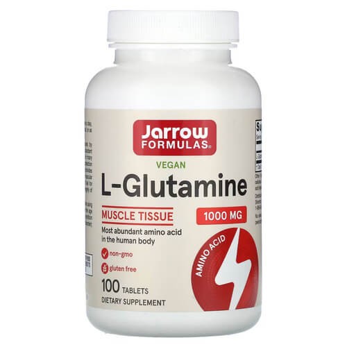 Л-глютамін 1000 мг Jarrow Formulas (L-Glutamine) 100 таблеток