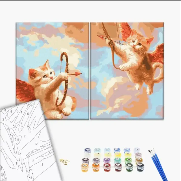 Картина за номерами Стріли кохання  Brushme 30x40