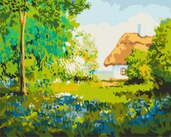 Преміум картина за номерами Літо у селі Brushme 40x50