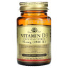 Вітамін D3 холекальциферол Solgar (Vitamin D3 Cholecalciferol) 2200 МО 50 капсул