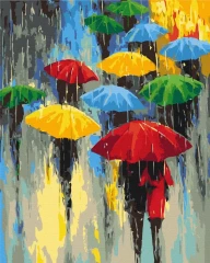 Картина за номерами Палітра дощу  Brushme 48x60
