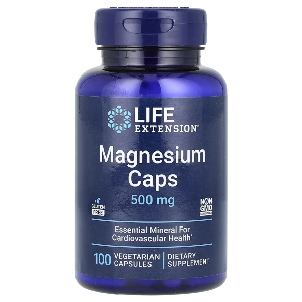 Магній Life Extension (Magnesium) 500 мг 100 капсул