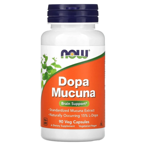 Мукуна пекуча Капікачху Now Foods (Dopa Mucuna) 90 капсул