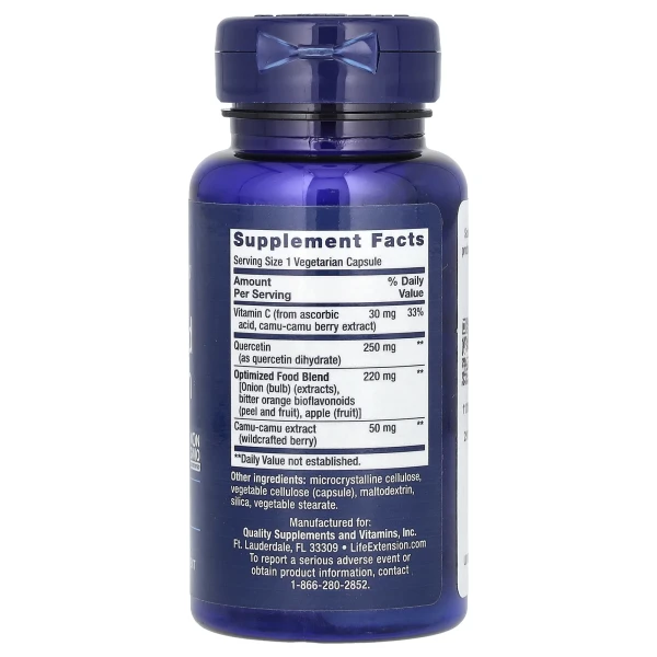 Оптимізований кверцетин Life Extension (Optimized Quercetin) 250 мг 60 капсул