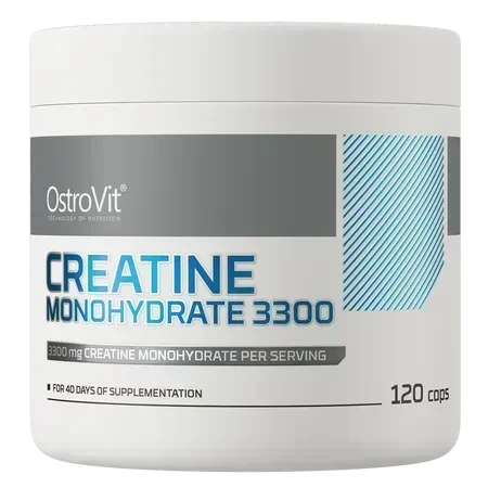 Creatine Monohydrate Ostrovit Креатин моногідрат 3300 мг 120 капсул