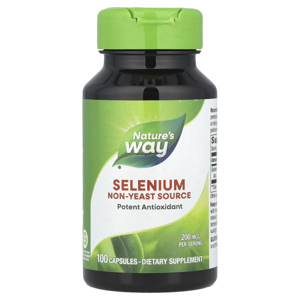 Селен Nature's Way (Selenium) 200 мкг 100 капсул