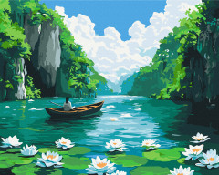 Картина за номерами Там, де спокій 40x50 Brushme