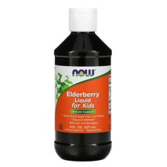 Экстракт бузины для детей Now Foods (Elderberry Liquid for Kids) 237 мл