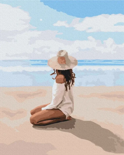 Преміум картина за номерами Сонячні ванни Brushme 40x50