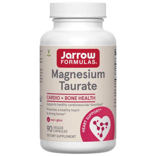 Таурат магния Jarrow Formulas (Magnesium Taurate) 90 растительных капсул