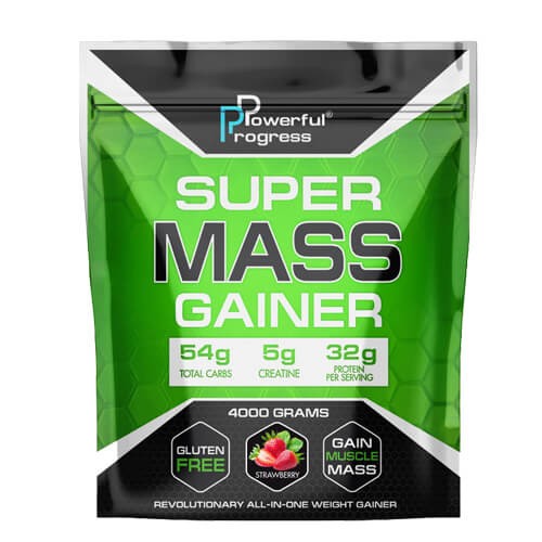 Гейнер для набору ваги Progress Nutrition (Super Mass Gainer) 1000 г зі смаком ванілі