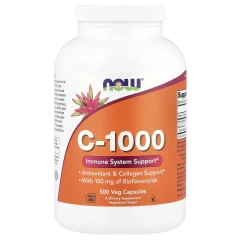 NOW Foods, C-1000, 500 вегетаріанських капсул