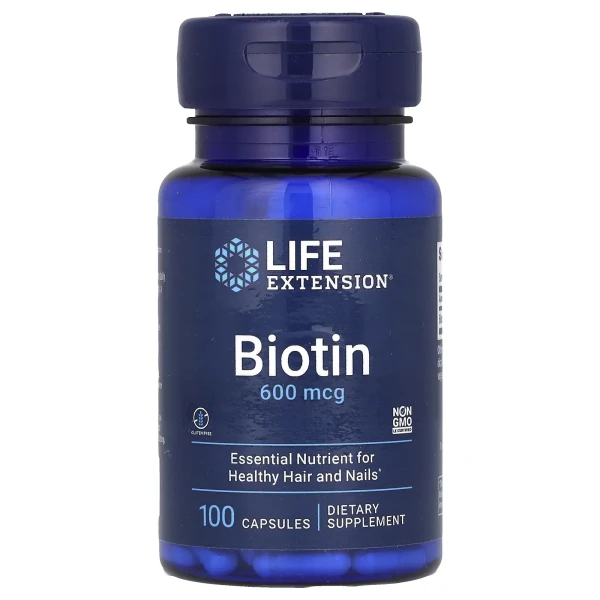 Біотин (Biotin) 600 мкг 100 капсул