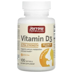 Вітамін Д3 холекальциферол Jarrow Formulas (Vitamin D3 Cholecalciferol) 2500 МО 100 капсул
