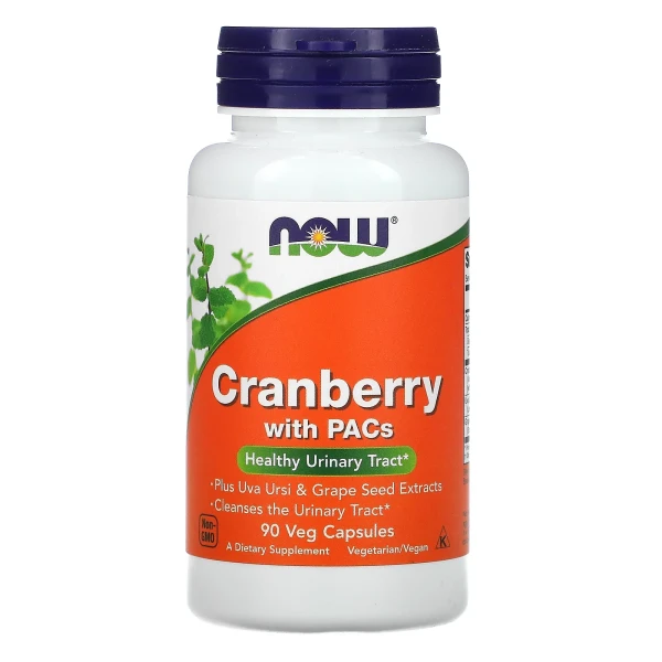 Клюква с проантоцианидинами Now Foods (Cranberry with PACs) 90 капсул