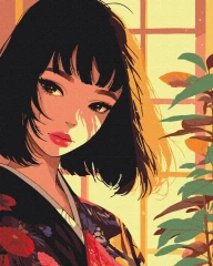 Картина за номерами Ранкове світло  Brushme 40x50