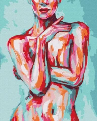 Картина за номерами Гола елегантність  Brushme 40x50