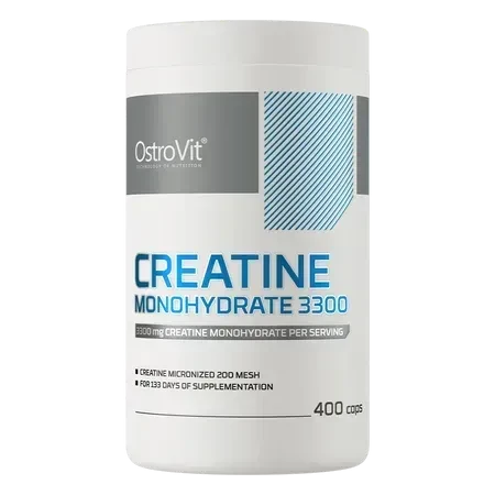 Creatine Monohydrate Ostrovit Креатин моногідрат 3300 мг 400 капсул