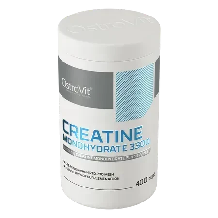 Creatine Monohydrate Ostrovit Креатин моногідрат 3300 мг 400 капсул