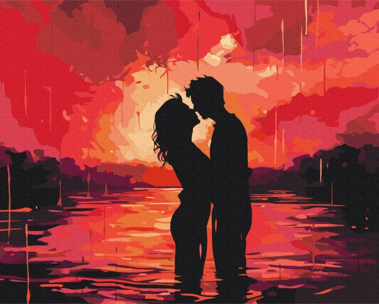 Картина по номерам Оттенки страсти 48x60 Brushme