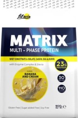 Комплексний протеїн 77% FitWin (MATRIX Multi-Phase Protein) 900 грам зі смаком ванілі