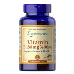 Вітамін E 400 МО Puritan's Pride (Vitamin E-400 IU) 250 рідких капсул