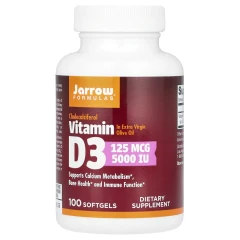 Вітамін Д3 холекальциферол Jarrow Formulas (Vitamin D3 Cholecalciferol) 5000 МО 100 капсул