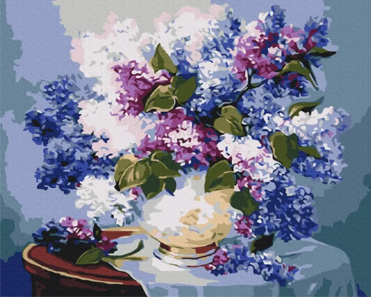 Картина по номерам Сиреневые краски Brushme 48x60