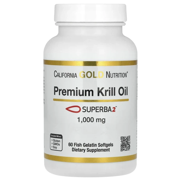 Олія криля преміальної якості (Premium Krill Oil Superba2) 1000 мг 60 капсул