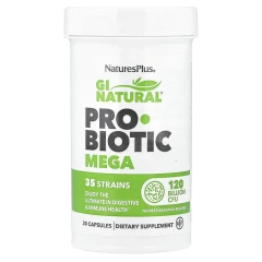 Пробіотики Nature's Plus (Probiotic Mega) 120 млрд КУО 30 капсул