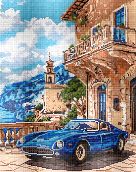 Алмазная мозаика/вышивка Роскошь Италии 40x50 Ideyka