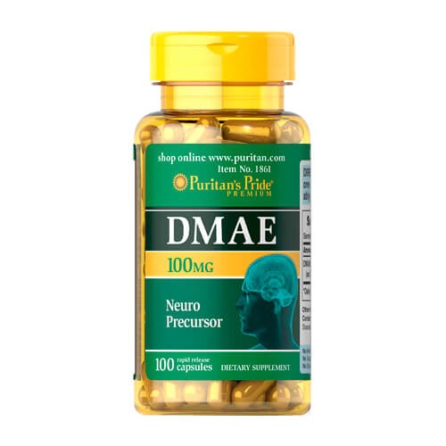 Диметиламиноэтанол 100 мг Puritan's Pride (DMAE) 100 капсул