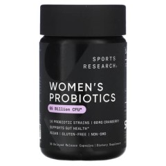 Пробиотики для женщин 65 млрд КОЕ Sports Research (Daily Women's Probiotics) 30 капсул