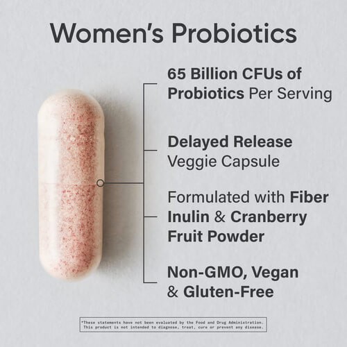 Пробиотики для женщин 65 млрд КОЕ Sports Research (Daily Women's Probiotics) 30 капсул
