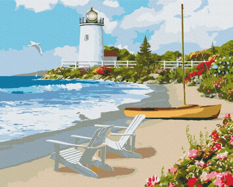 Картина по номерам Маяк Brushme 48x60