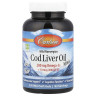 Жир із печінки дикої норвезької тріски Carlson (Wild Norwegian Cod Liver Oil) 250 мінікапсул
