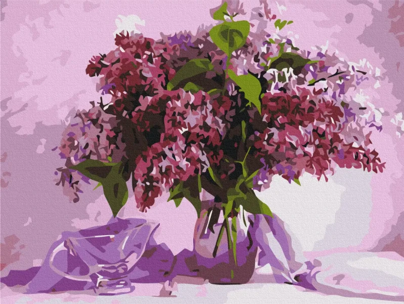 Картина за номерами Улюблений бузок  Brushme 30x40