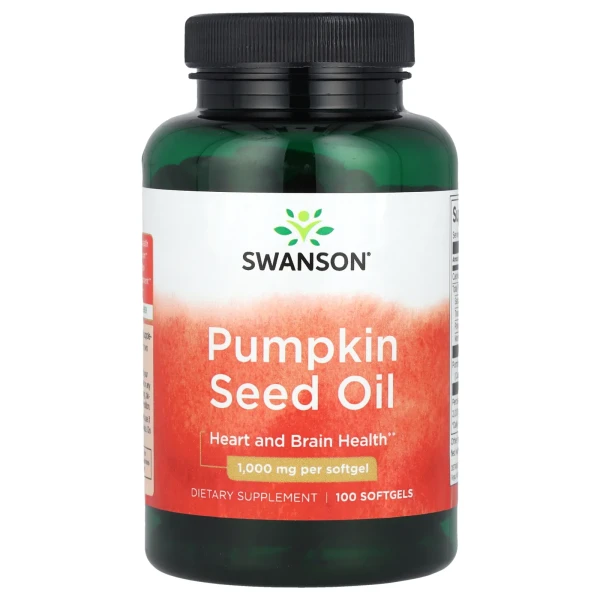 Тыквенное масло Swanson (Pumpkin Seed Oil) 1000 мг 100 капсул