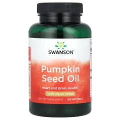 Гарбузова олія Swanson (Pumpkin Seed Oil) 1000 мг 100 капсул
